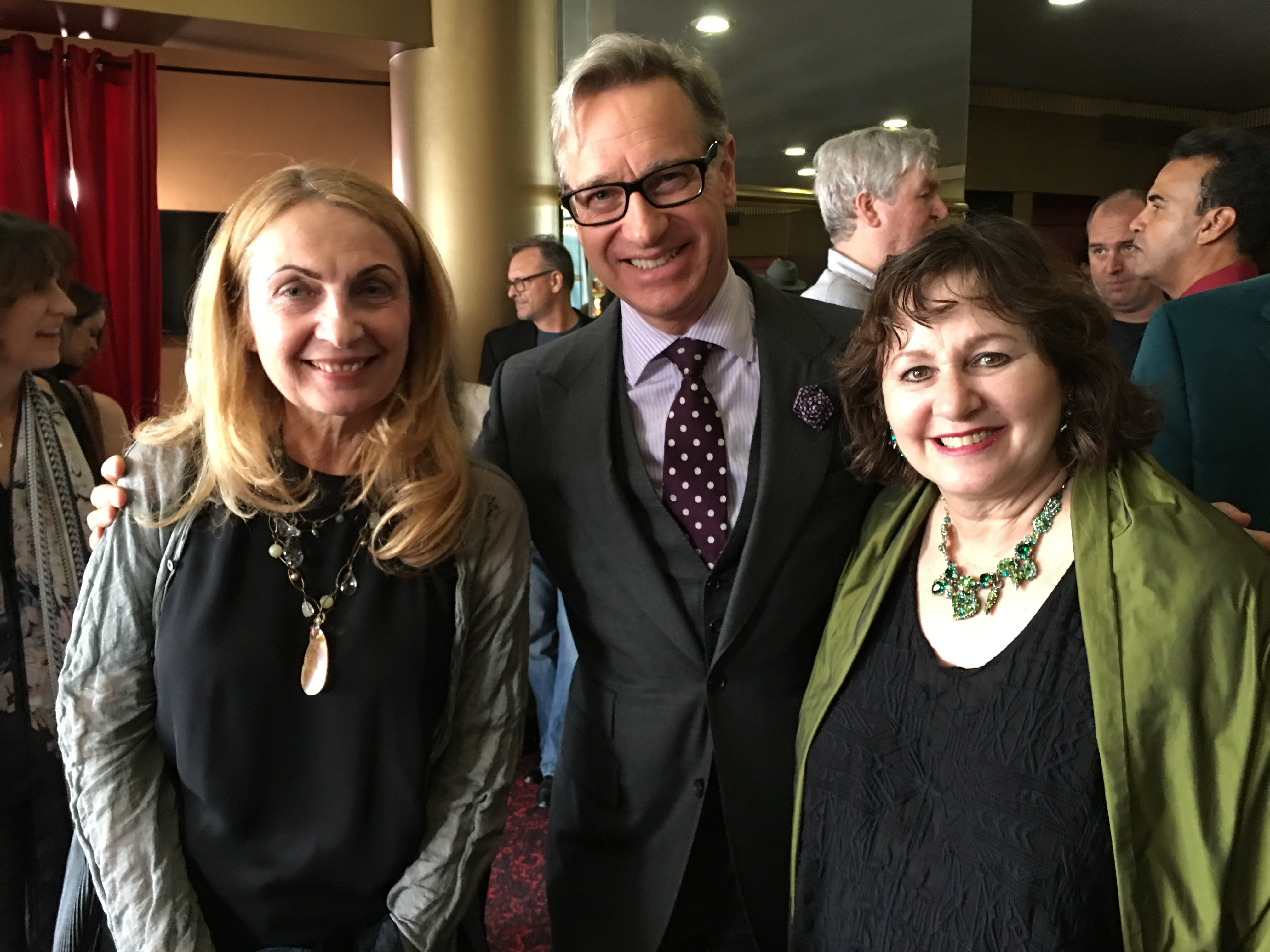 Ivana Massetti with Paul Feig and Leslee Udwin