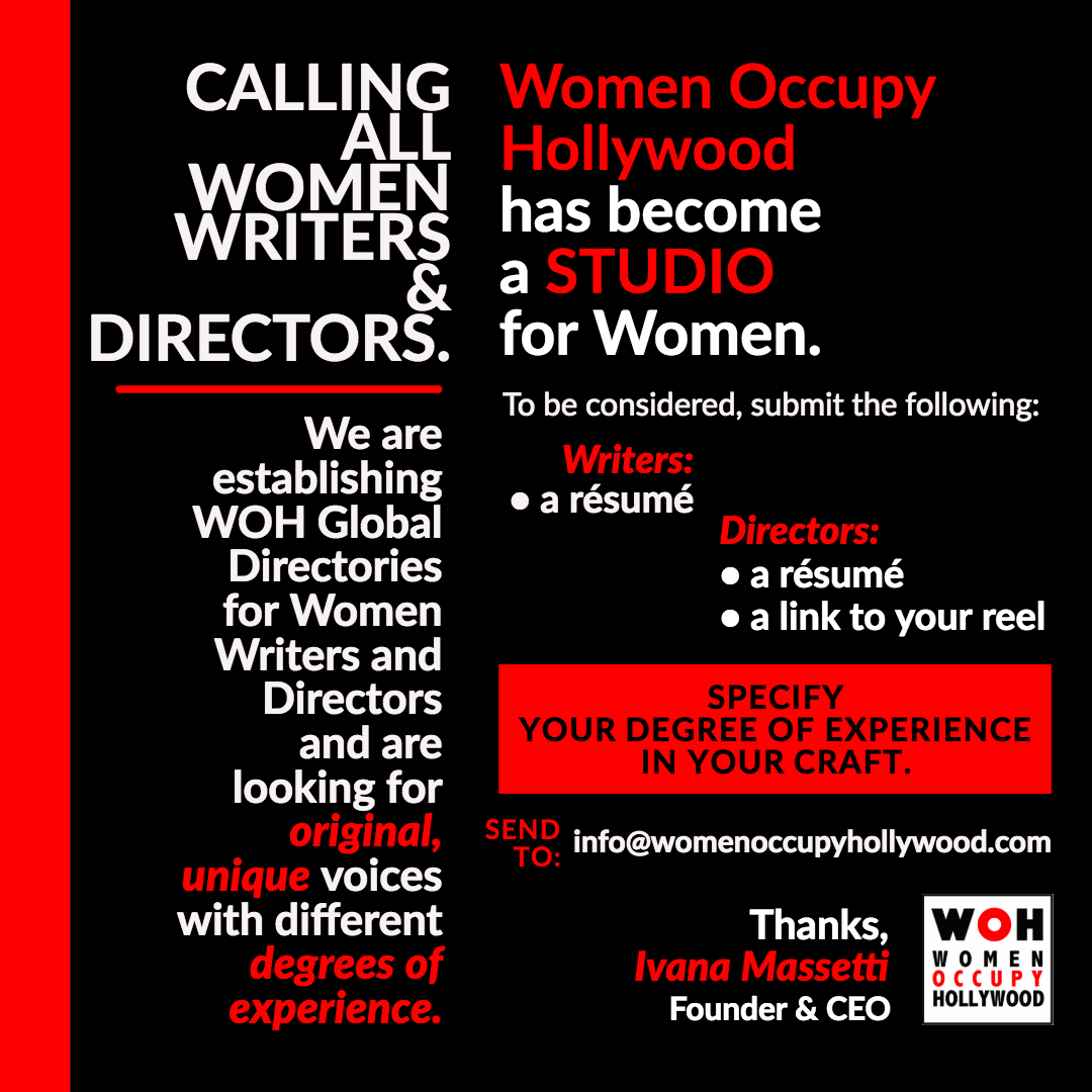 Calling All Women Writers & Directors